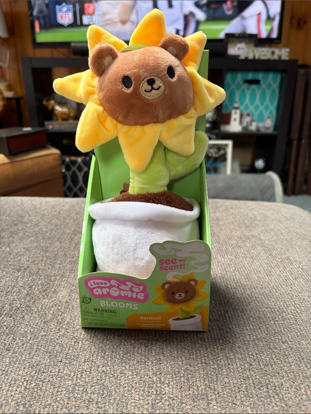 I Love Aromie Blooms Sunbud Plush with Summer Berry Scent